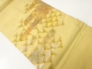 ヱ霞に変わり若松模様織出し名古屋帯